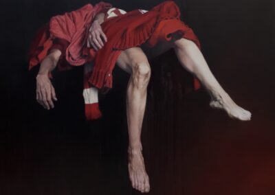 “Undercover”. Oil on canvas/ Óleo sobre lienzo 162x130cm.