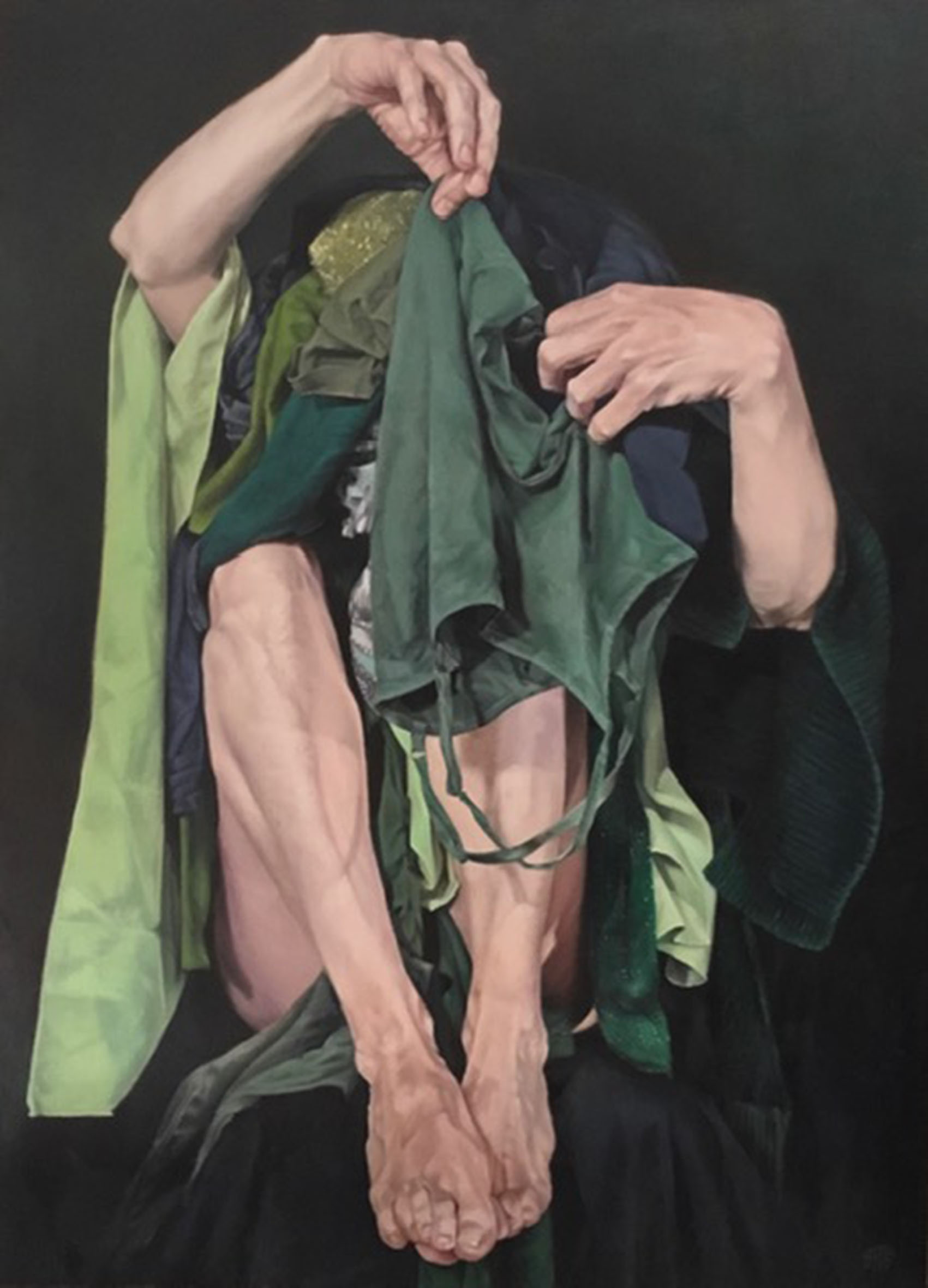 “La Muda”.Oil on canvas/ Óleo Sobre Lienzo 110x80cm.