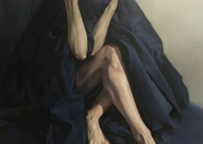 “Lady Phobia”. Oil on canvas/Óleo sobre lienzo.116x89cm.