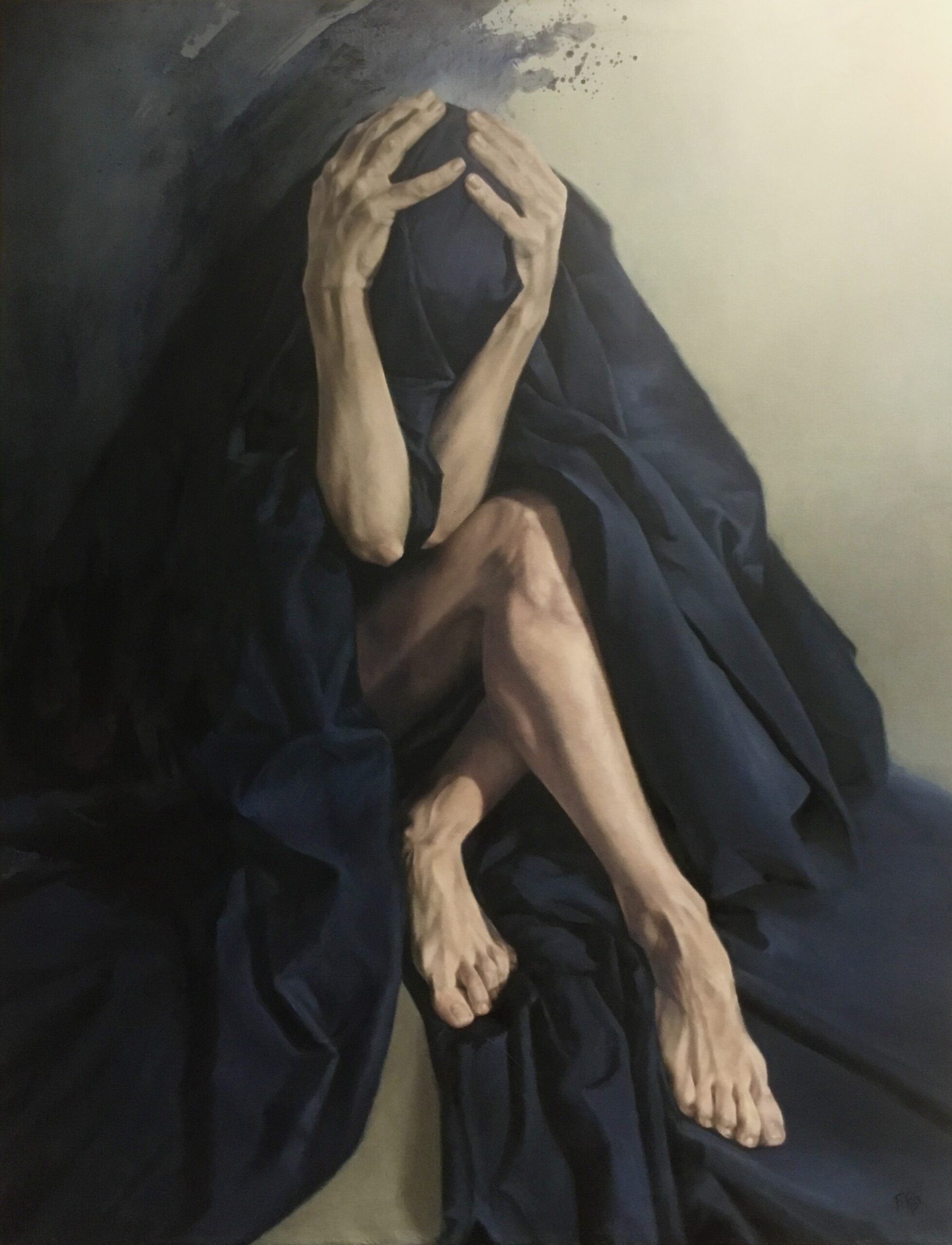 “Lady Phobia”. Oil on canvas/Óleo sobre lienzo.116x89cm.