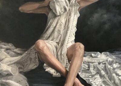 “La Tormento”. Oil on canvas/ óleo sobre lienzo.116x89cm.