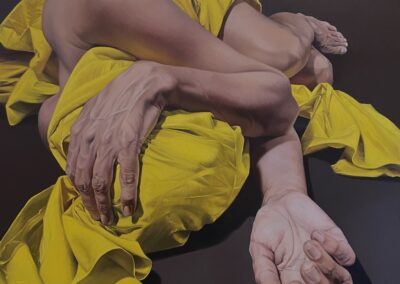 “Insomnia”. Oil on canvas/Óleo sobre lienzo.150x150cm.